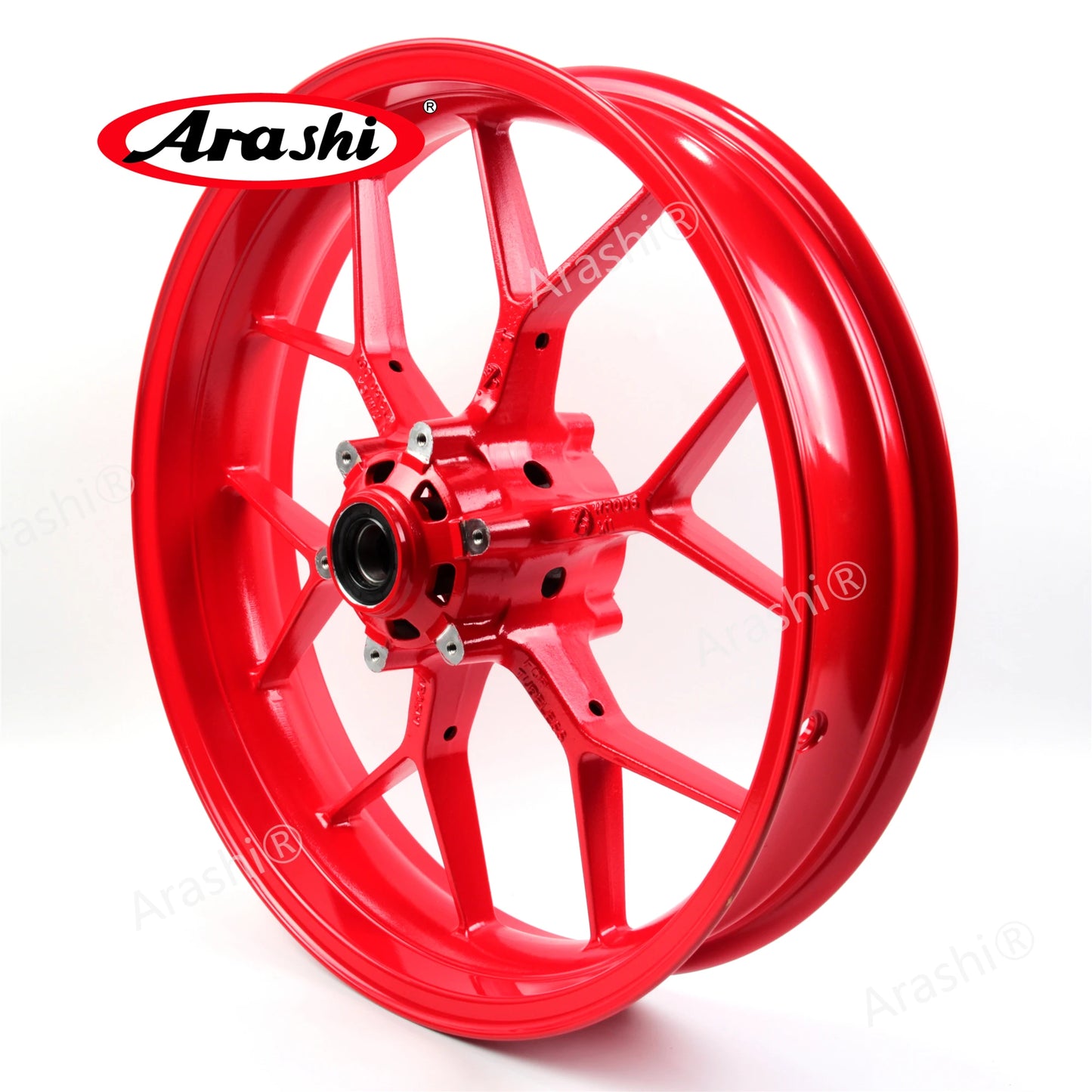 Arashi Red Front Wheel Rim Tire Hub For HONDA CBR1000RR 2008 - 2016