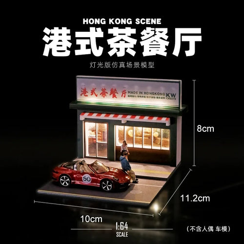 1: 64 Miniature Convenience Store Supermarket Architectural Scene