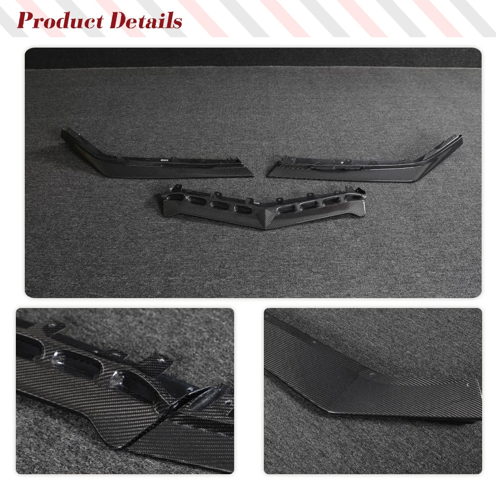 Real Carbon Fiber Spoiler For Chevy C8 Corvette 2023 Z06 Car Front