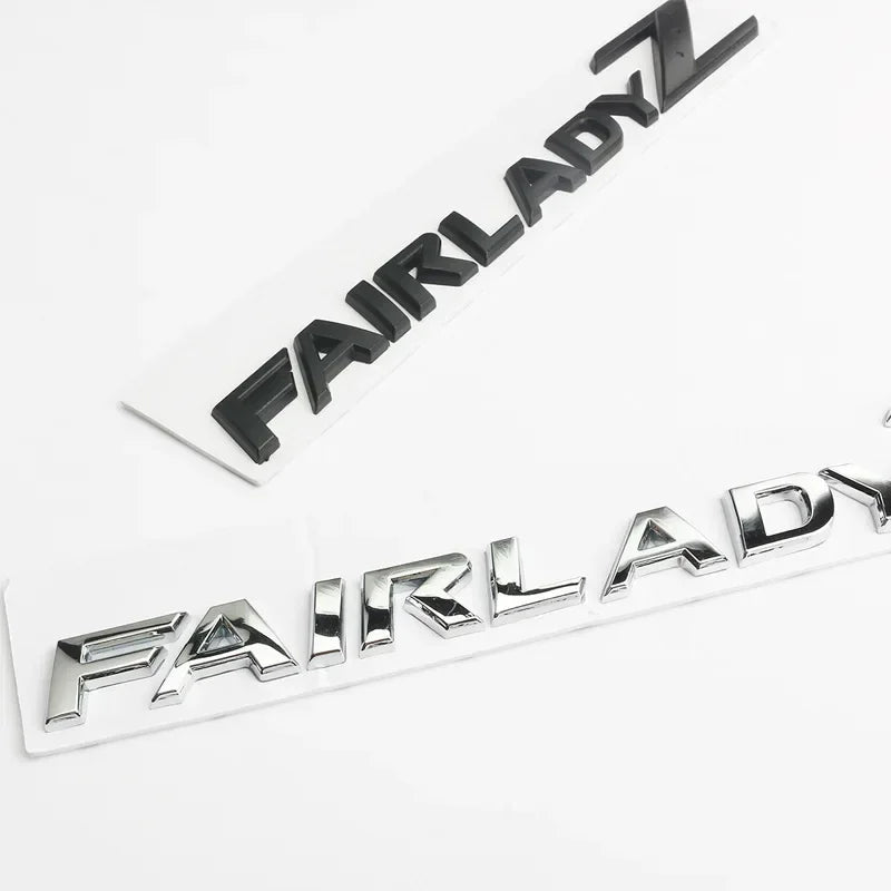 3D Letters Fairlady Z Logo Rear Boot Trunk Emblem Badge for Nissan