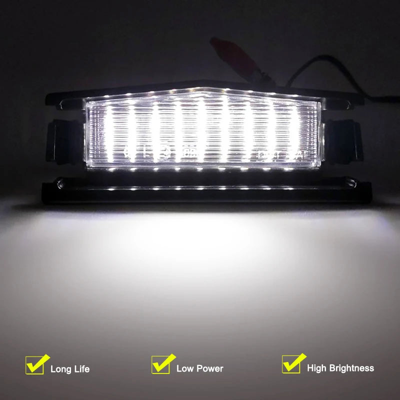 12V LED Number Plate Lamp For Mazda 2 2016 Mx-5 MX5 Miata 2016 2017