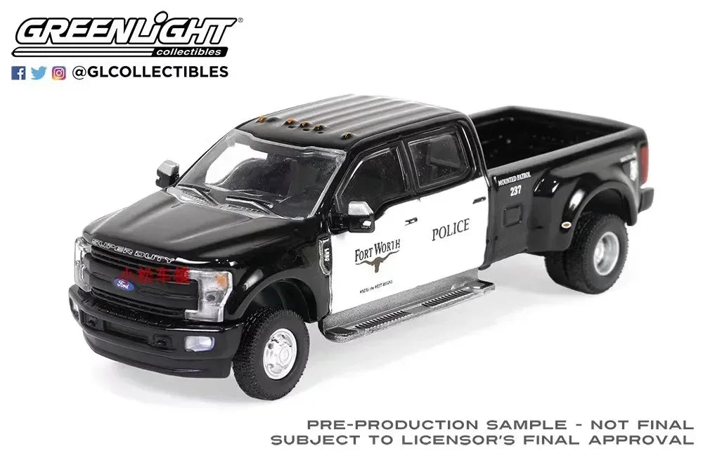 1:64 2019 Ford F-350 Dually - Fort Worth Police Department Mounted