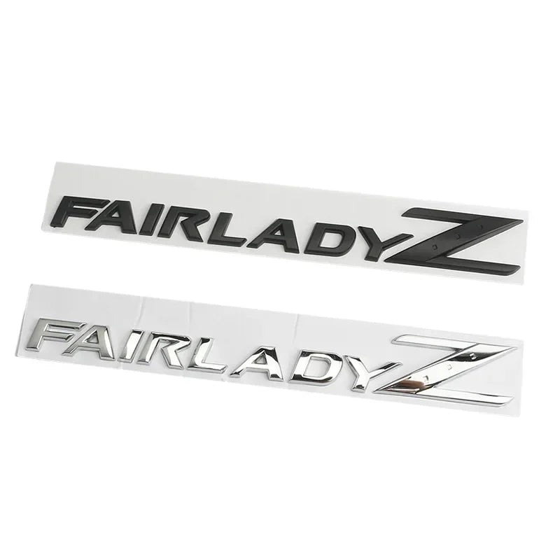 3D Letters Fairlady Z Logo Rear Boot Trunk Emblem Badge for Nissan