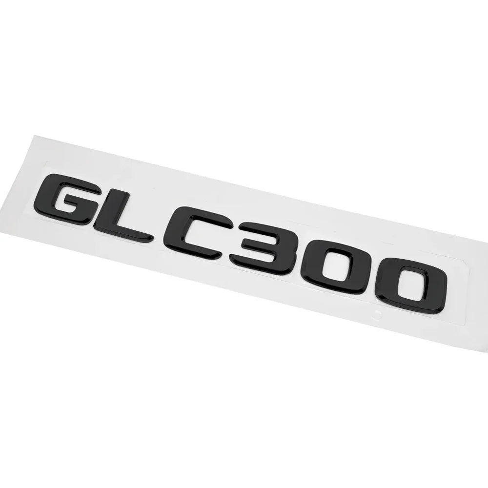 ABS Plastic GLC63 GLC200 GLC300 Trunk Rear Logo Badge Emblem Sticker