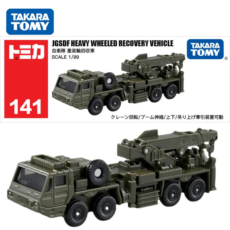 TAKARA TOMY Tomica 1/89 NO.141 JGSDF HEAVY WHEELED RECOVERY VEHICLE