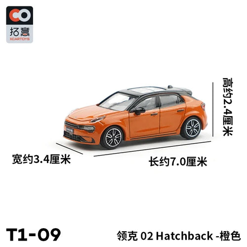 XCARTOYS Alloy model 1:64 Lynk K 03TCR 2022 Ma Qinghua version of the