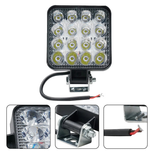 1Pc Car LED Bar Worklight 48W Offroad Work Light 12V Auto Light Fog