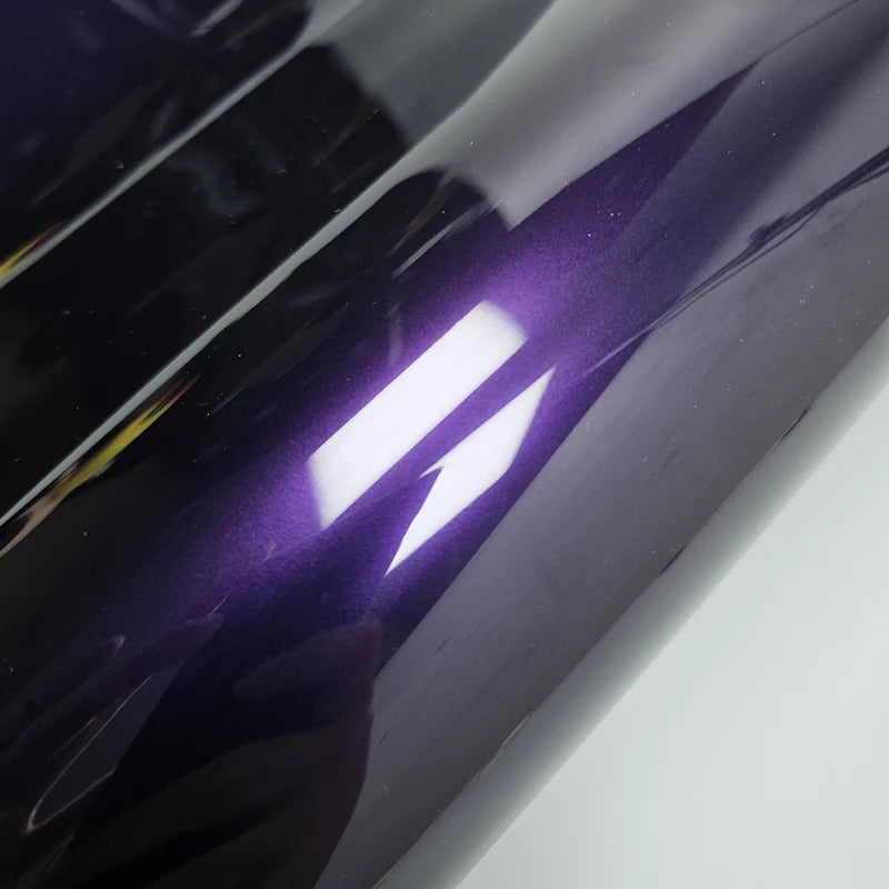 152cmx2m/5m/18m High Glossy Metallic Midnight Purple Adhesive Vinyl