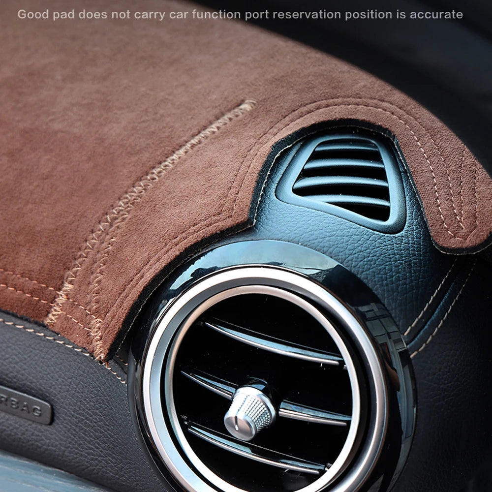 Suede Leather Dashmat Dashboard Cover Pad Dash Mat Carpet Car