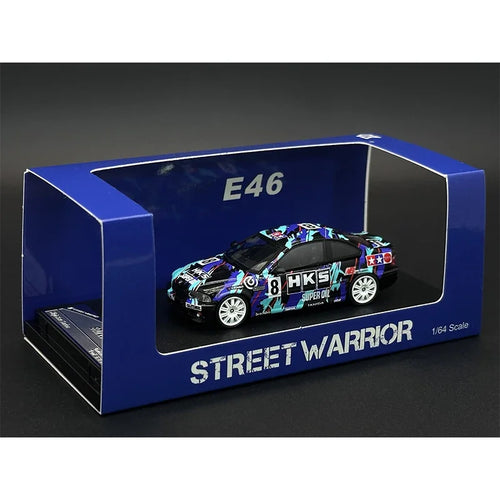 Street Warrior 1:64 E46 M3 HKS Diecast Diorama Car Model Collection