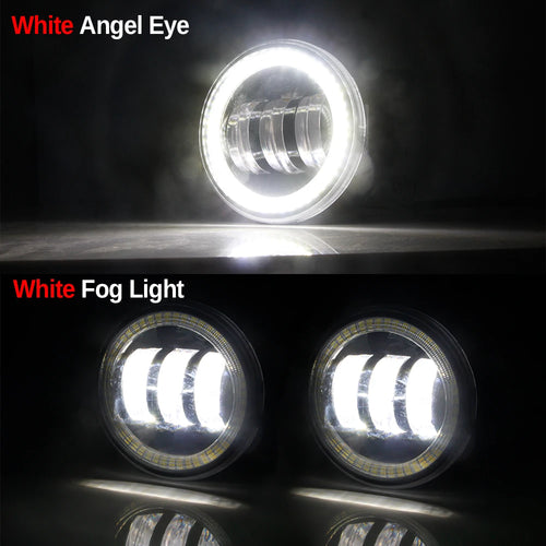 2 X Angel Eye Fog Light For Subaru Forester WRX STI Impreza XV BRZ