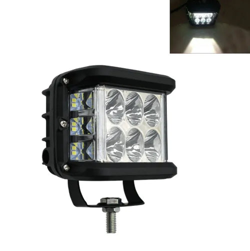 1/2pcs 3Side 45W Shooter Car LED Work Light 12Leds Dual Color Driving