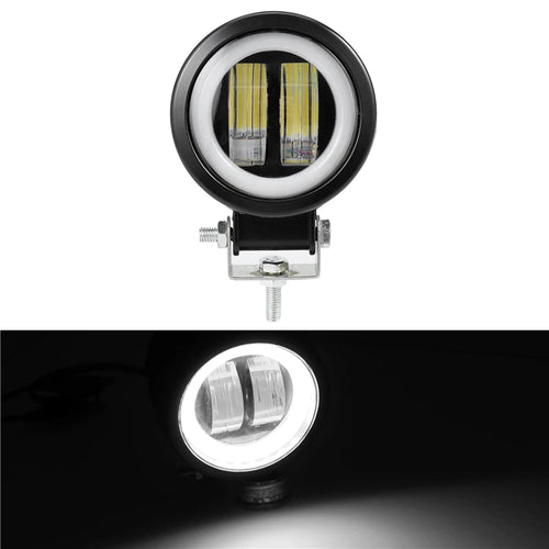 1pc 12V-24V Waterproof Round LED Worklight Beams Spotlights Fog Lamp