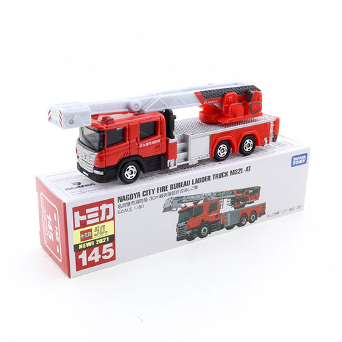 TAKARA TOMY Alloy Car Model TOMY Fire Truck Crane Mercedes-Benz Bus