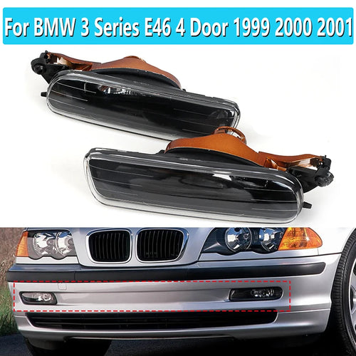 1 Pair For BMW 3 Series E46 4 Door 1999 2000 2001 Fog Light For BMW