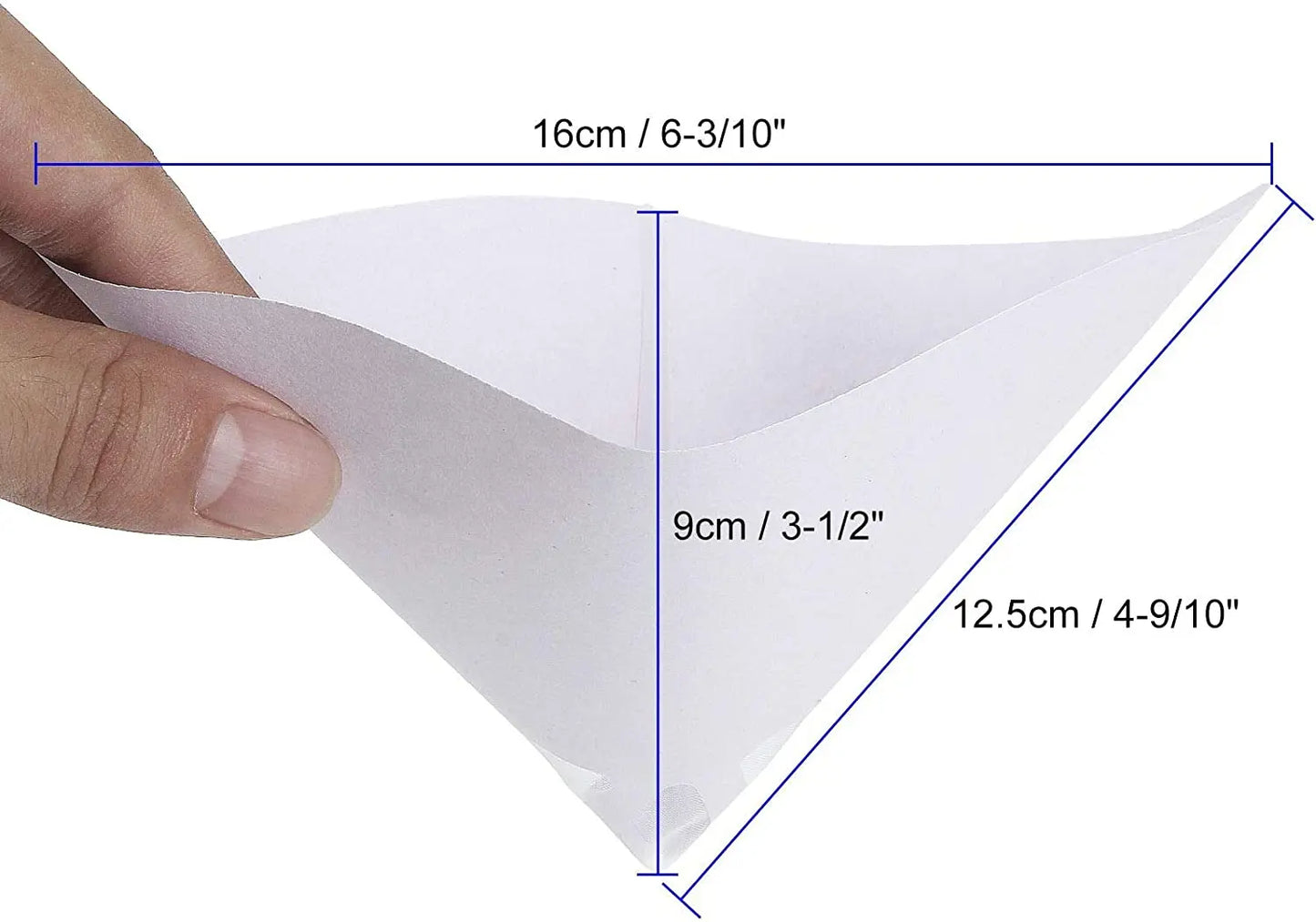 125/190 Micron Paper Strainer, Paint Filter Cone, 100 120 Mesh Cone