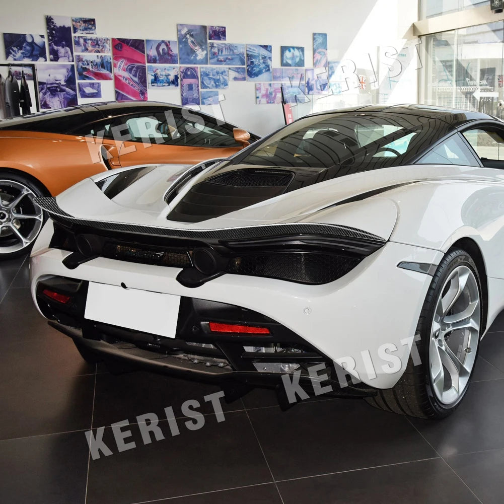 Rear Carbon Fiber Trunk Spoiler Wing For McLaren 720S 17-23