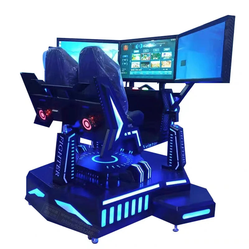 2 Seats Adults Racing Car Driving Simulator Game Room Amusement Park