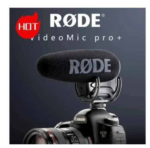 Rode VideoMic Pro+ plus Microphone Shot Gun Interview Video Studio