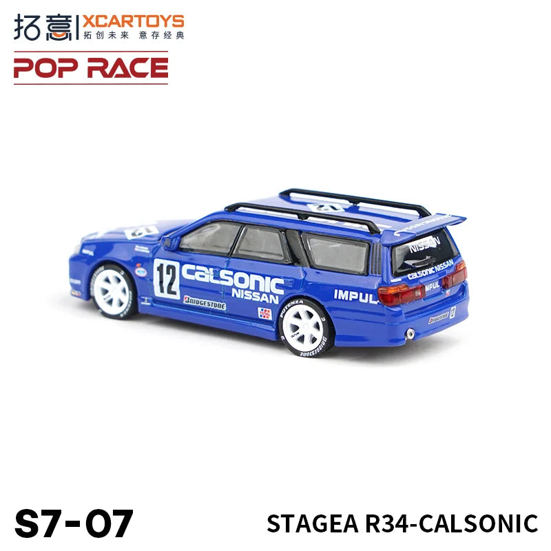 XCARTOYS POPRACE 1:64 Cast alloy ratio Car model Boys Toy Collection