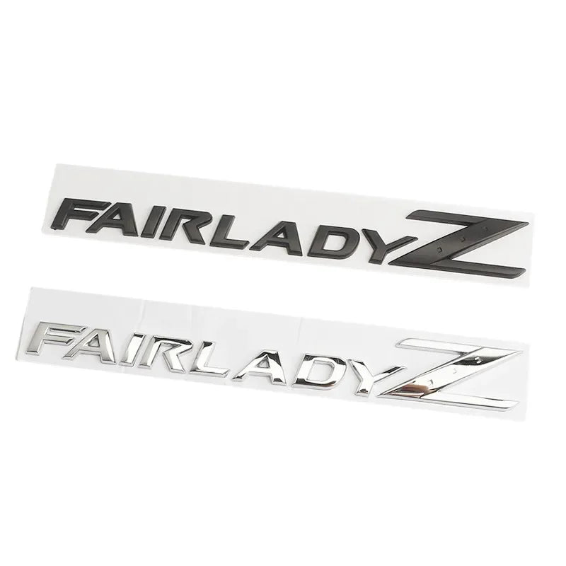 3D Letters Fairlady Z Logo Rear Boot Trunk Emblem Badge For Nissan