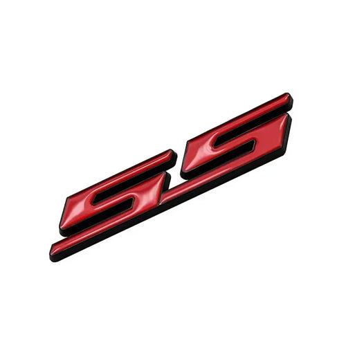 9X1.8CM Metal Letter Emblem Badge Decal for Chevrolet SS Aveo Cruze