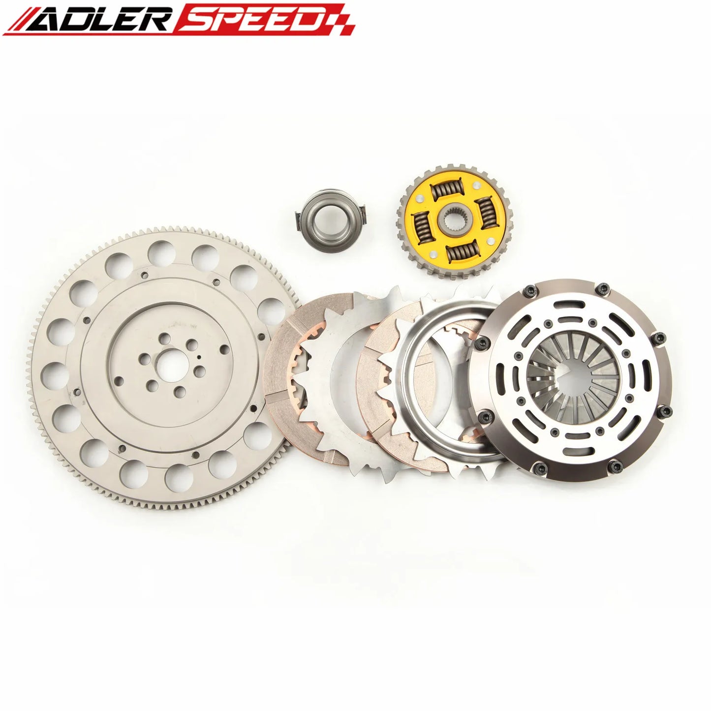 ADLERSPEED RACING /STREET CLUTCH TWIN DISK KIT FOR NISSAN 240SX 2.4L