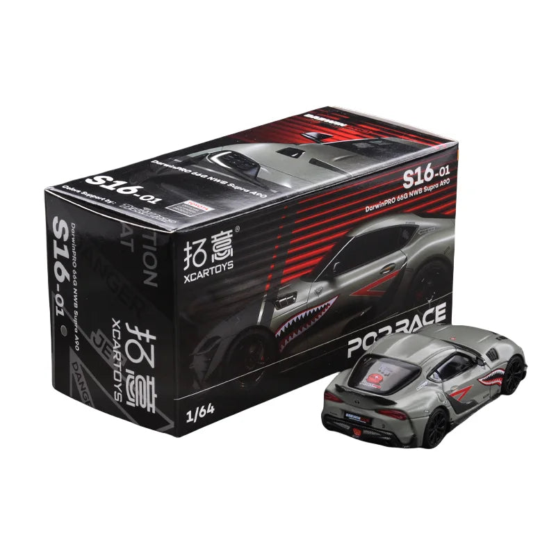 XCARTOYS POPRACE 1/64 Diecast alloy car model Boys' toys NWB Supra A90