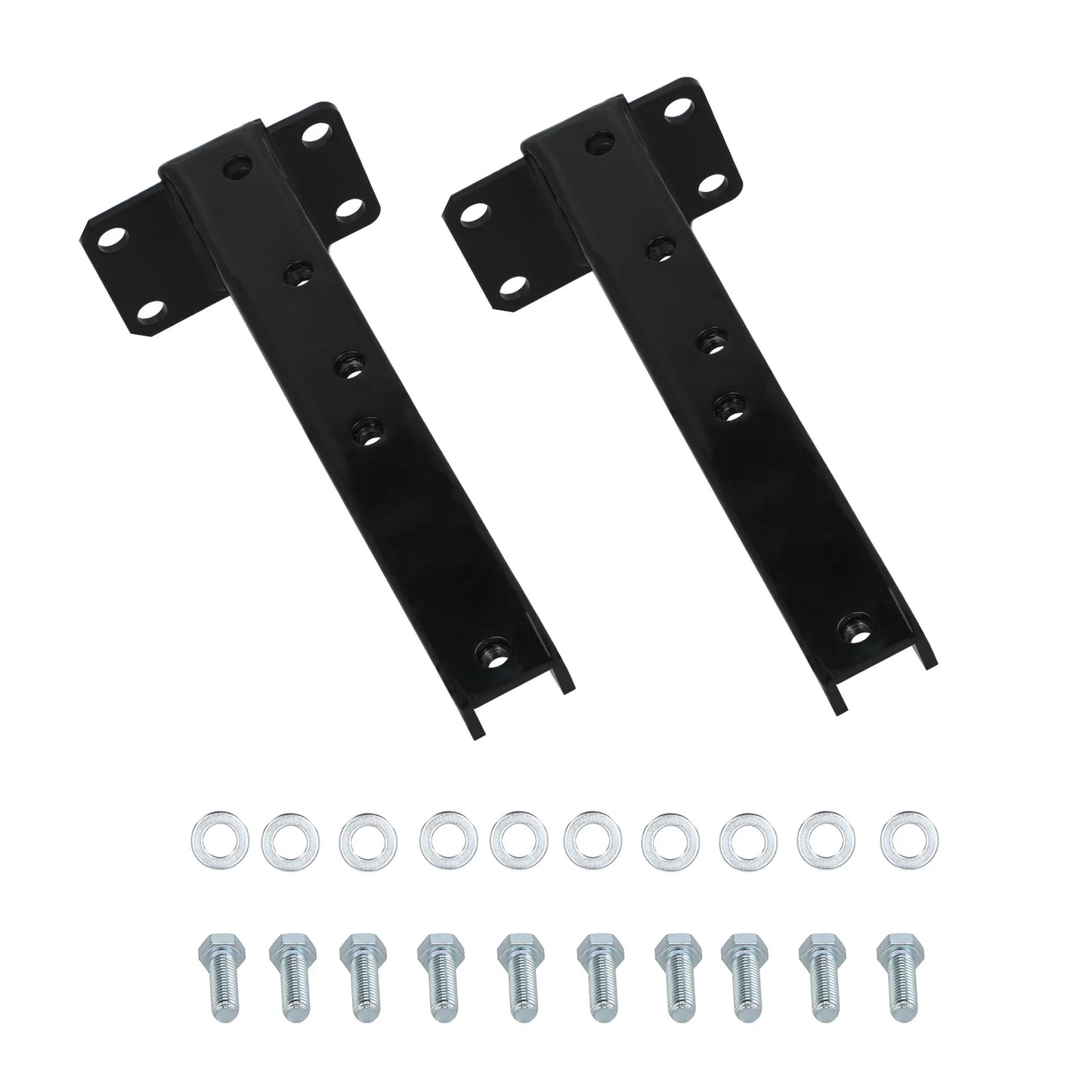 2 PCS Welded Upgrated Rear Bumper Brackets for Jeep Cherokee XJ