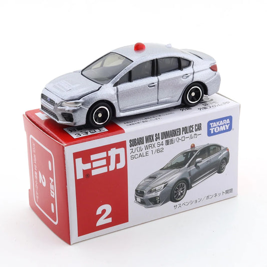 Takara Tomy Tomica No.2 Subaru WRX S4 Unmarked Patrol Car 1:62 Super