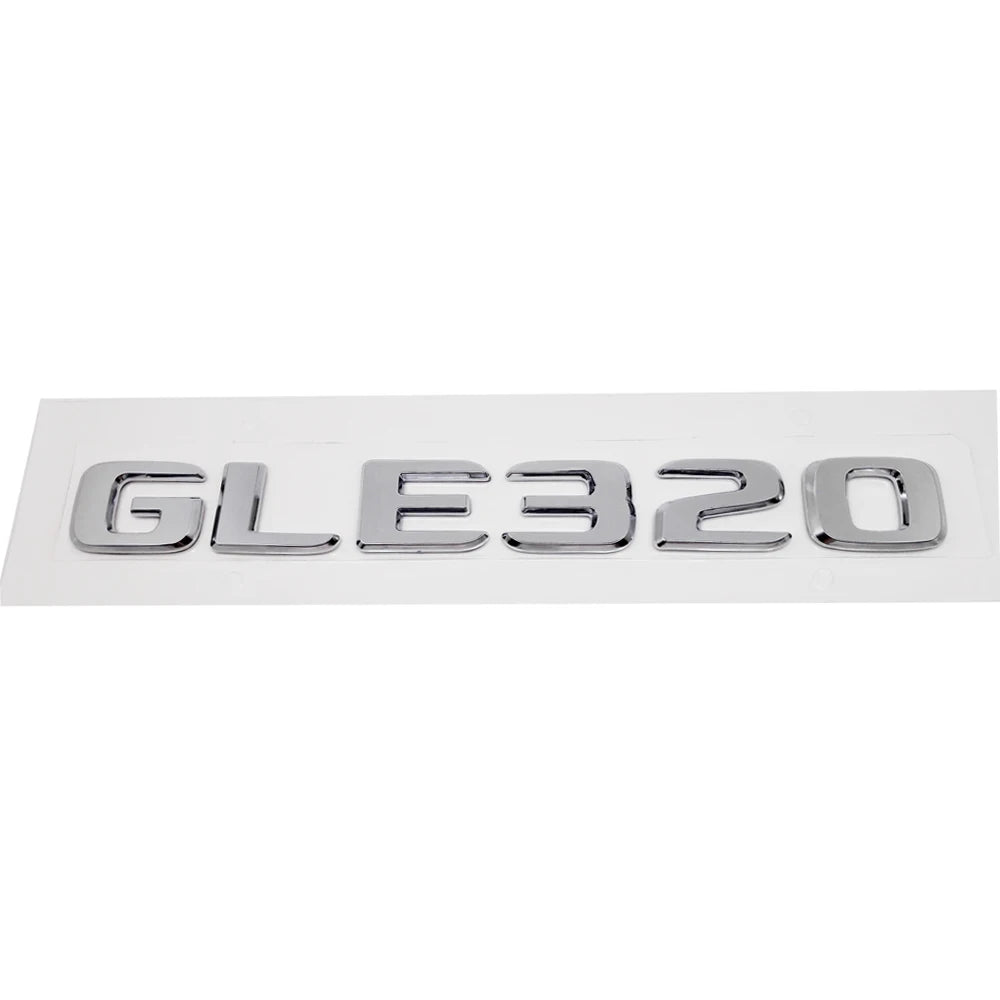 ABS Plastic GLE320 GLE350 GLE500 Trunk Rear Logo Badge Emblem Sticker