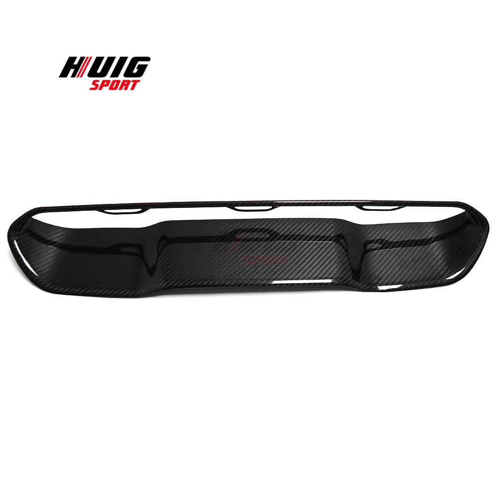 5Pcs Carbon Fiber Exterior Front Enging Hood Strip Side Fender Air