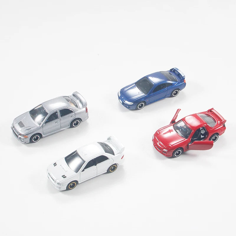 4PCS Original TAKARA TOMY Tomica Alloy Car Subaru Mazda Mitsubishi