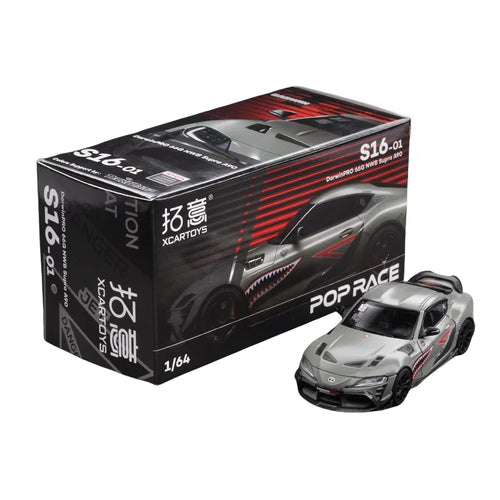 XCARTOYS POPRACE 1/64 Diecast alloy car model Boys' toys NWB Supra A90