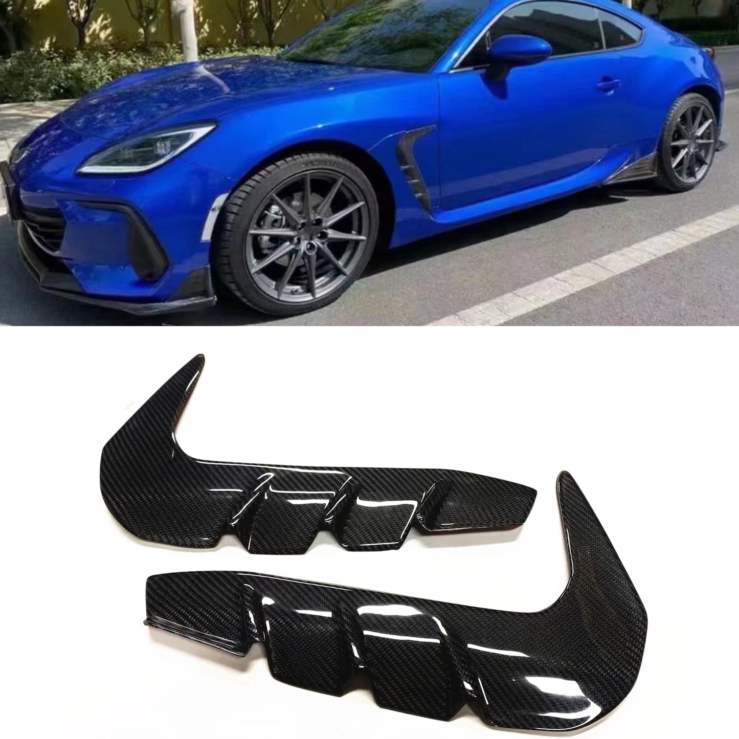 Side Fender Air Vent Trim For Subaru BRZ Toyota GR 86 2022-2023 Car