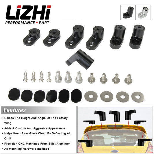 LIZHI - For 13-on Ford Focus ST Billet T-6061 Anodized Aluminum