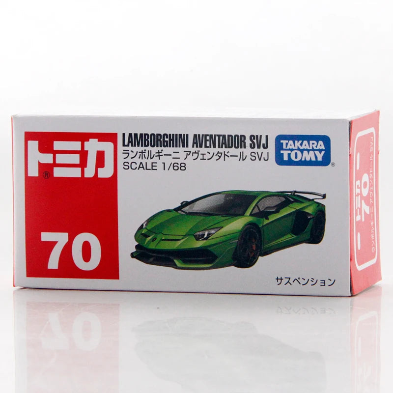 TAKARA TOMY Tomica NO.70 Lamborghini Aventador SVJ Sports Car Model