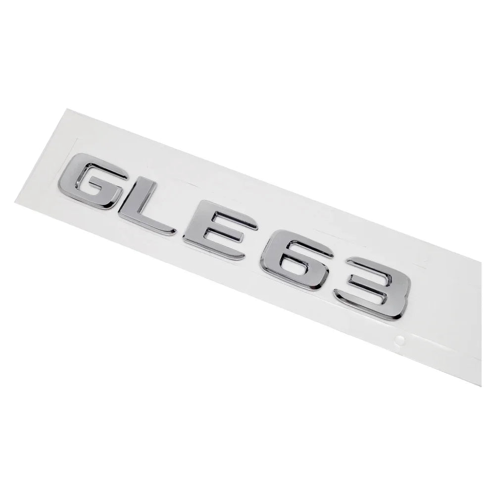 ABS Plastic GLE63 GLE300 Trunk Rear Logo Badge Emblem Sticker For