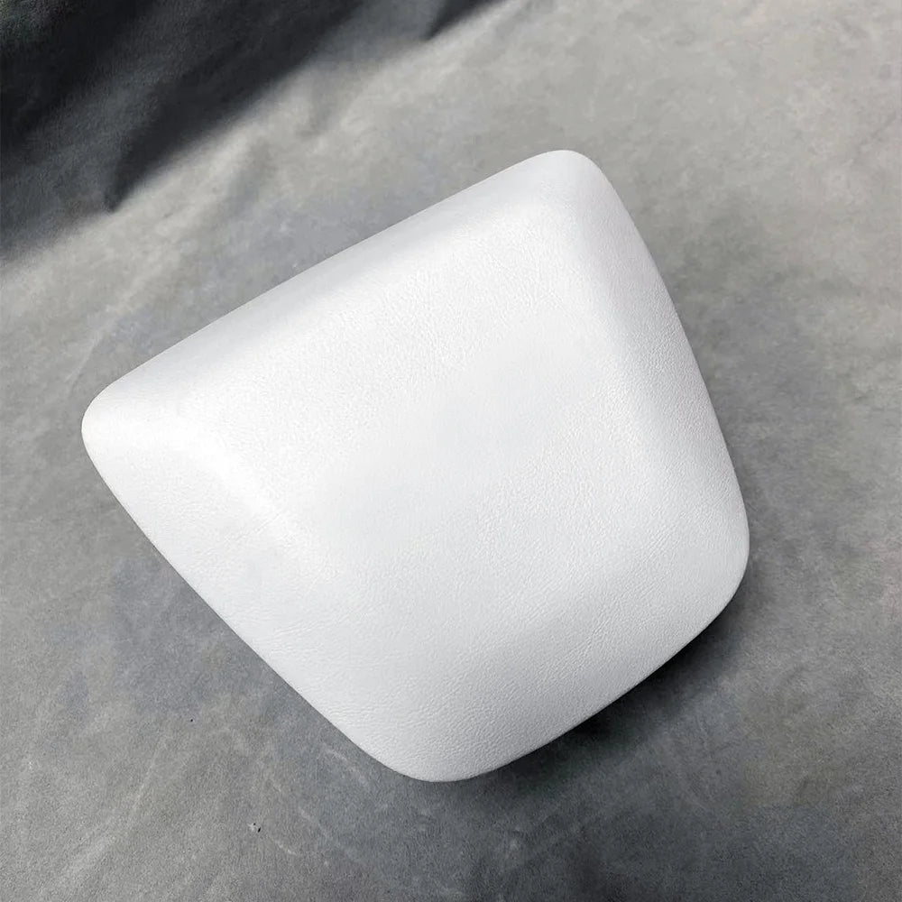 White Horn Cover Decoration for Steering Wheel Designed for Tesla