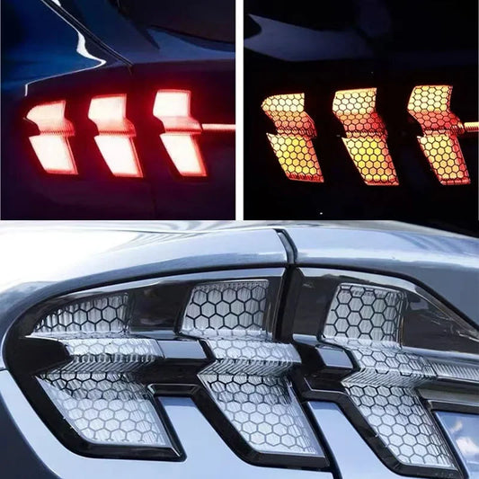 Tail Light Sticker for Ford Mustang Mach-E Honeycomb Cellular