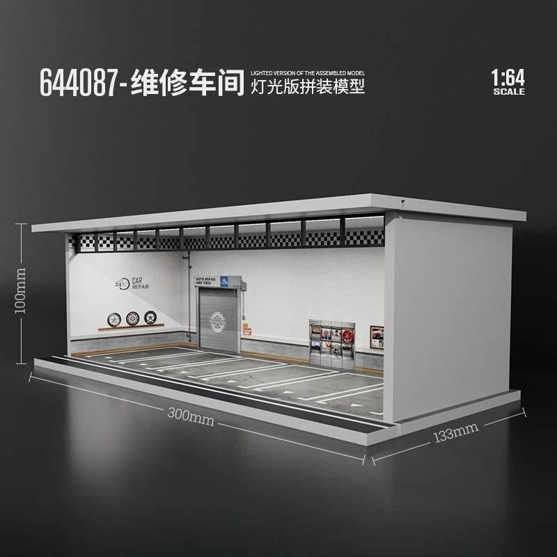 Timemicro+MoreArt original design 1:64 repair workshop theme garage