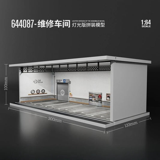 Timemicro+MoreArt original design 1:64 repair workshop theme garage