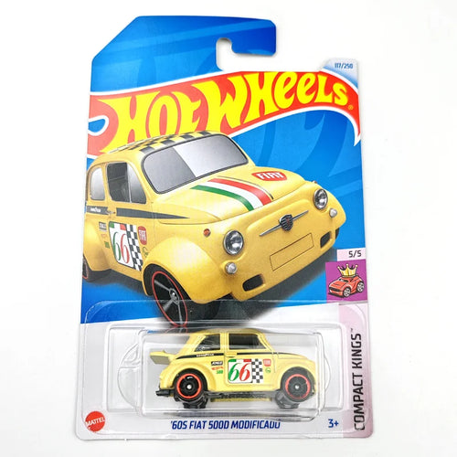 2016-117 Hot Wheels Cars 60S FIAT 500D MODIFICADO 1/64 Metal Die-cast