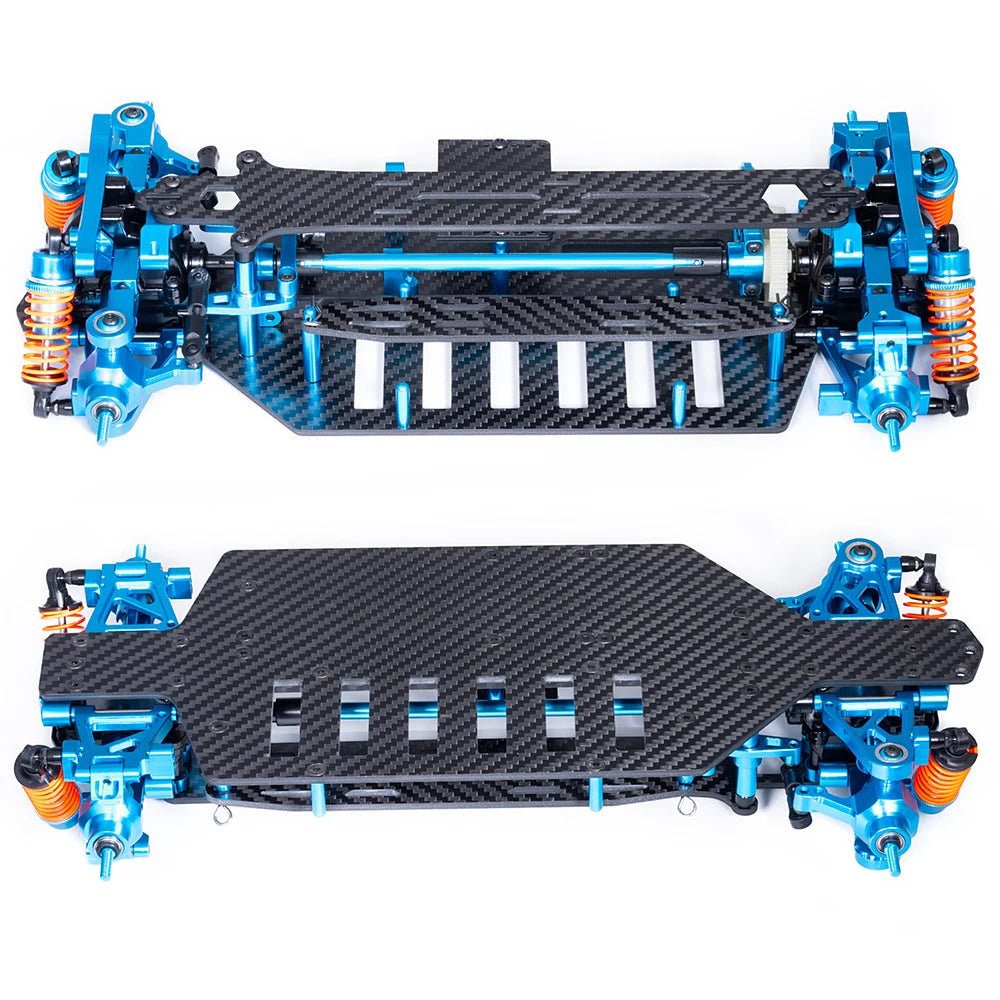 YEAHRUN Metal Alloy & Plastic & Carbon Fiber Chassis Shaft Drive Frame