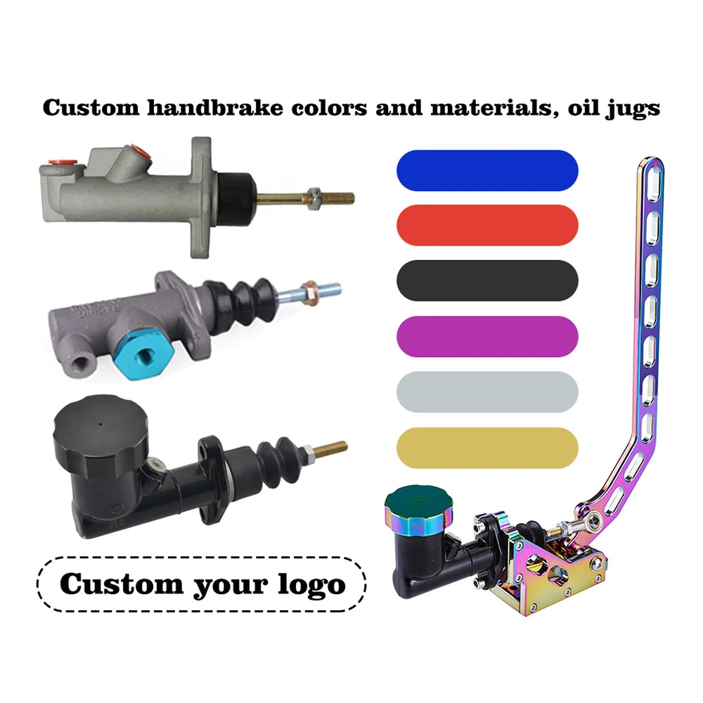 UNIVERSAL BILLET CNC HANDLE HYDRAULIC DRIFT HANDBRAKE, E-BRAKE KIT