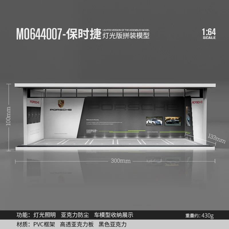 Timemicro+MoreArt 1:64 Porsche theme - light version of the assembled