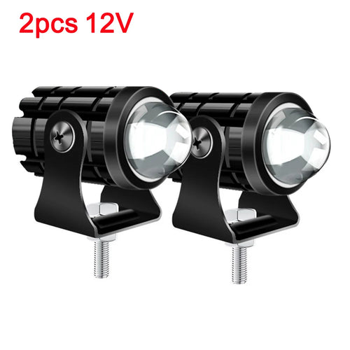 Universal Dual Color Motorcycle LED Headlight ATC Scooter Driving