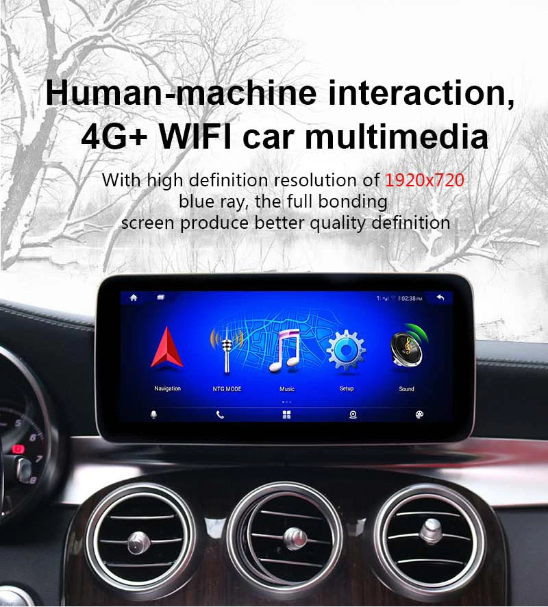 YYHC 12.3" Android Car Radio For CLS-Class W218 2012 to 2018