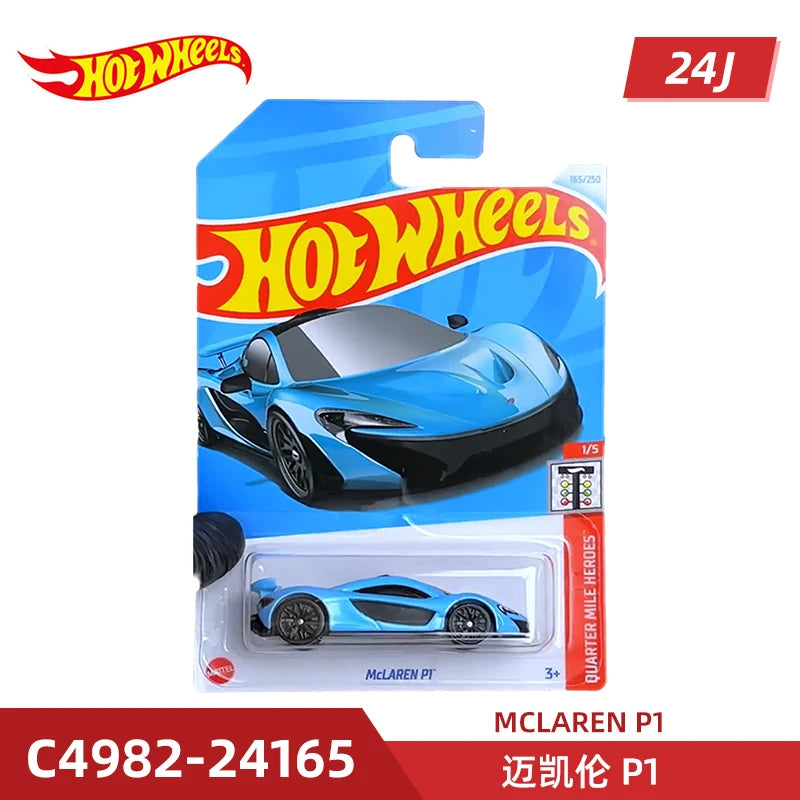 24J Hot Wheels 1/64 DELOREAN PHAS DUCK N ROLL MCLAREN P1 95 MAZDA RX-7