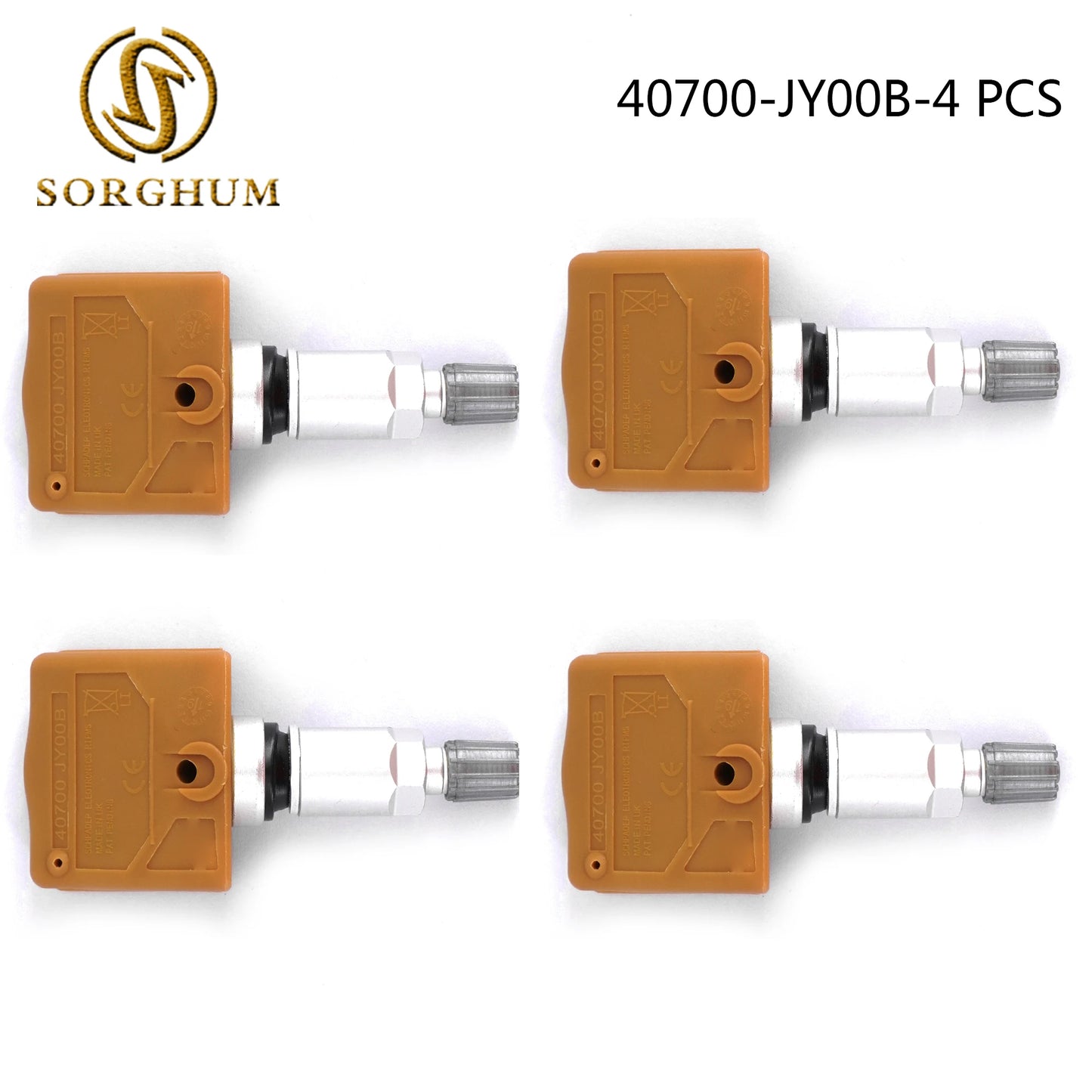 SORGHUM 4 PCS Tire Pressure Monitor System For Nissan GT-R R35 Z34